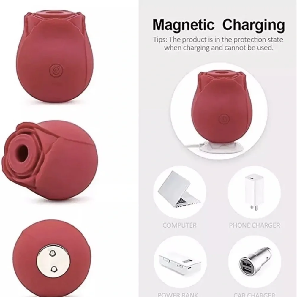 Rose Shaped Mini Massager